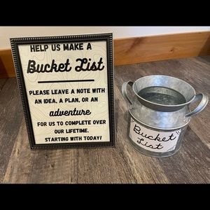 Wedding list bucket list set